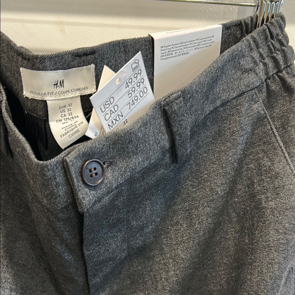 H&M Gray Casual Pants
